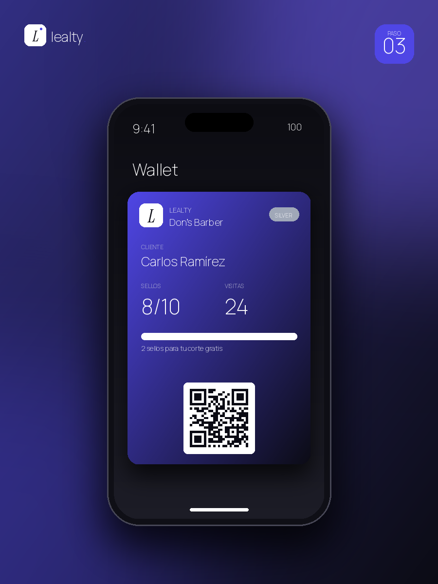 Tarjeta en su Wallet